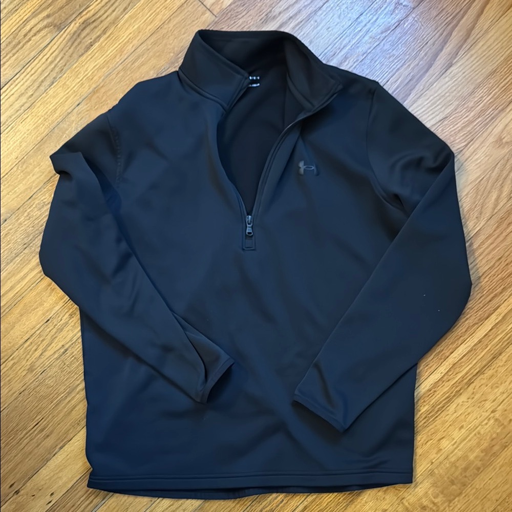 Under Armour Black Lightweight Quarter-Zip Jacket